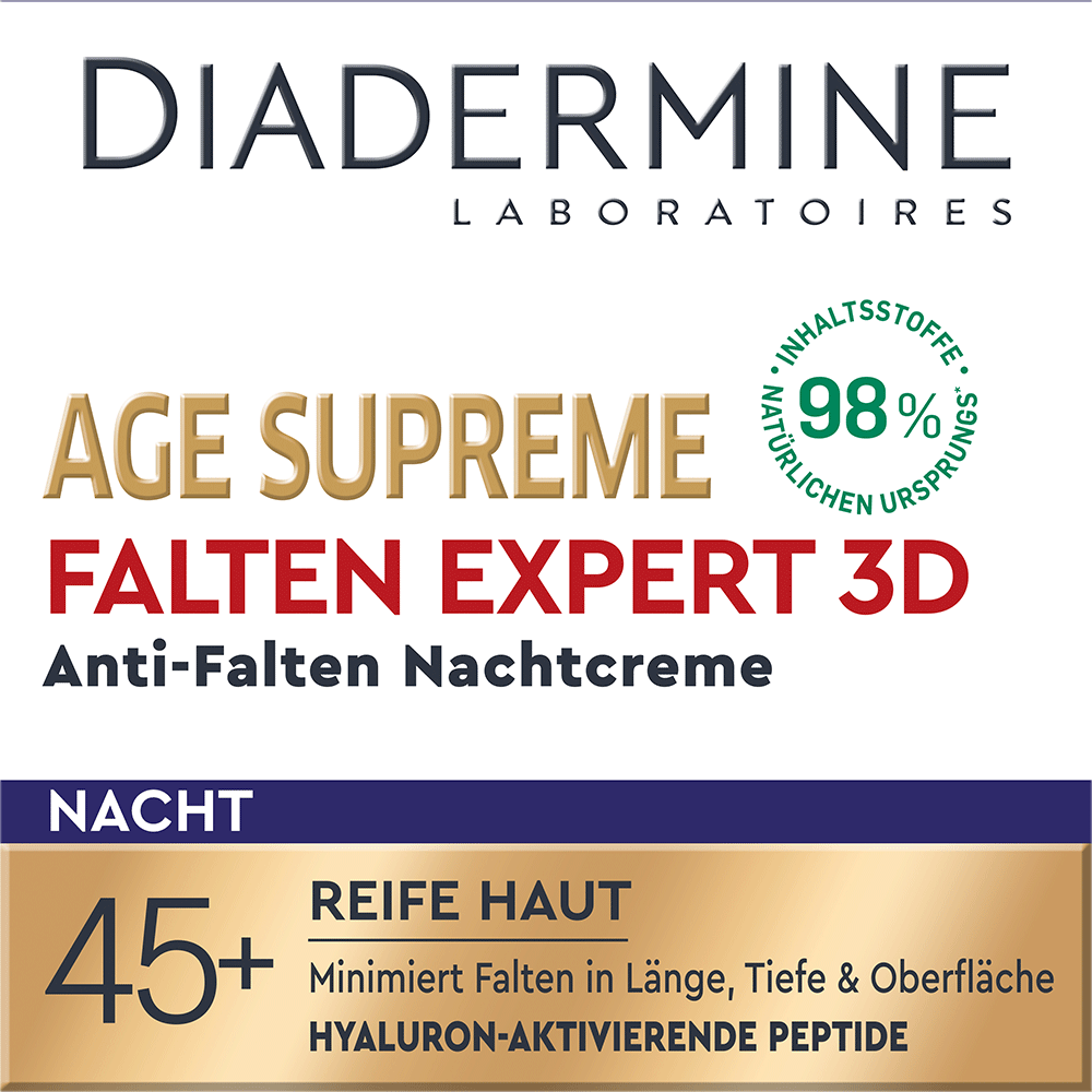 Bild: DIADERMINE Age Supreme Falten Expert 3D Nachtcreme 