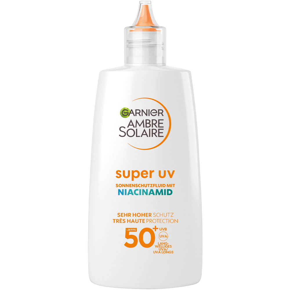 Bild: GARNIER AMBRE SOLAIRE Sonnenschutzfluid Niacinamid LSF50+ 