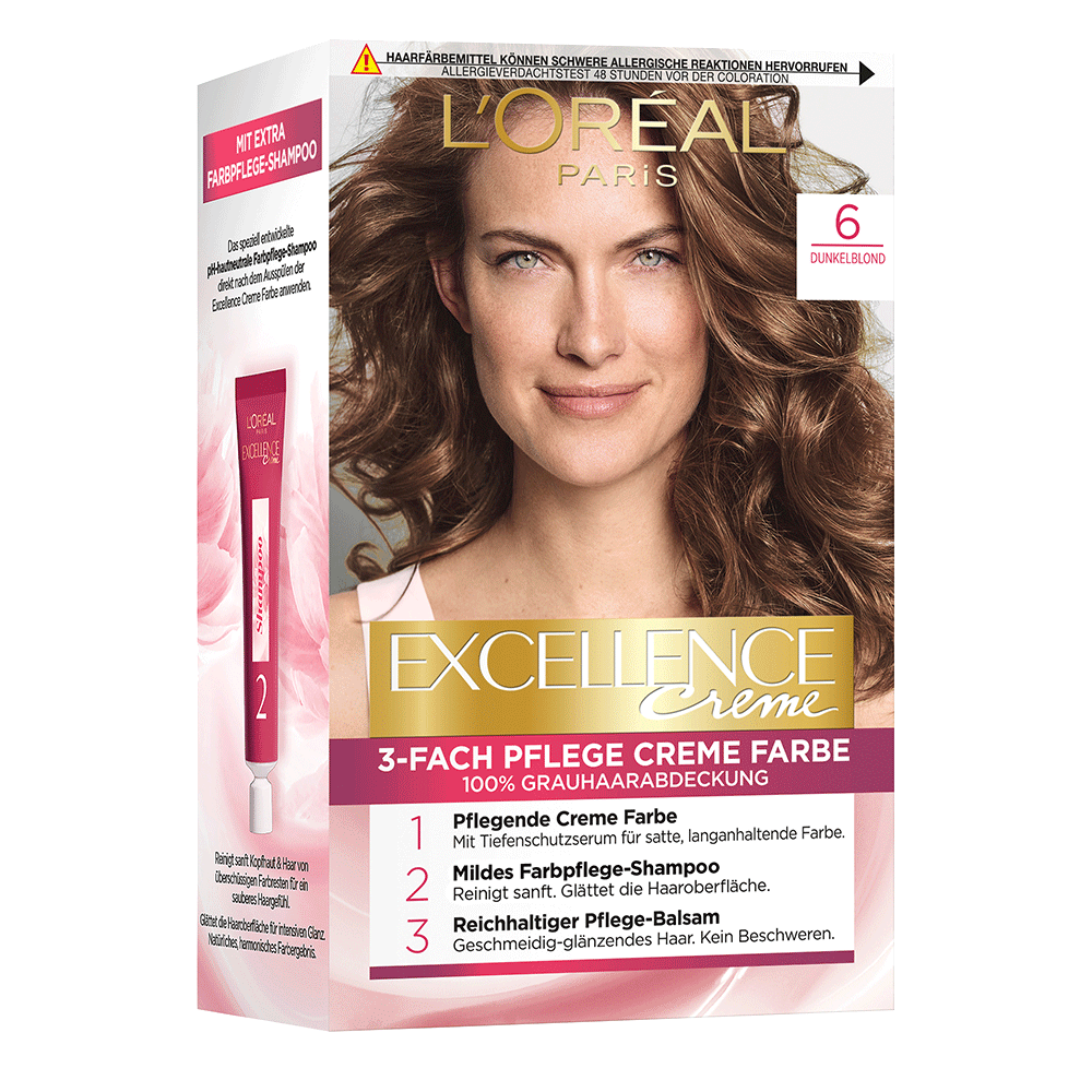 Bild: L'ORÉAL PARIS Excellence Haarcoloration dunkelblond