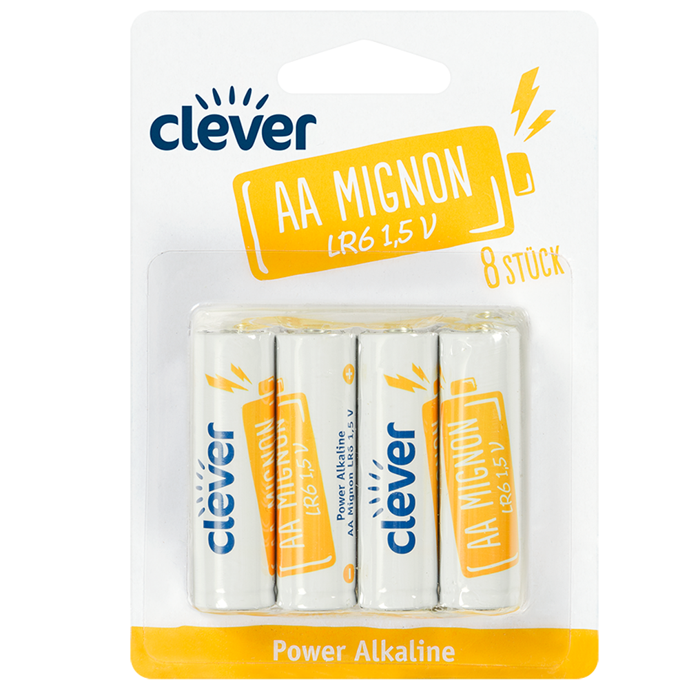 Bild: clever Power Alkaline AA Mignon LR6 1.5 V 