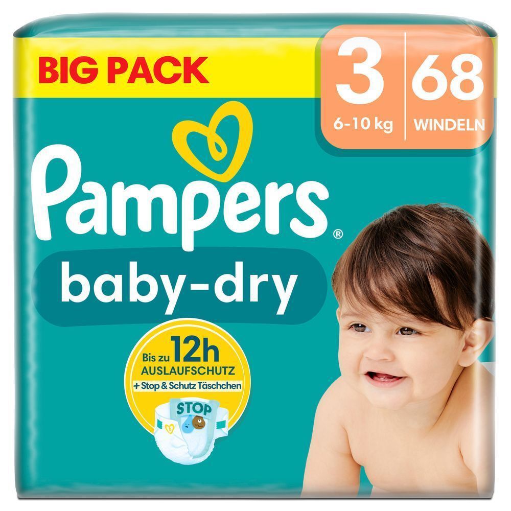 Bild: Pampers Baby-Dry Größe 3, BIG PACK 