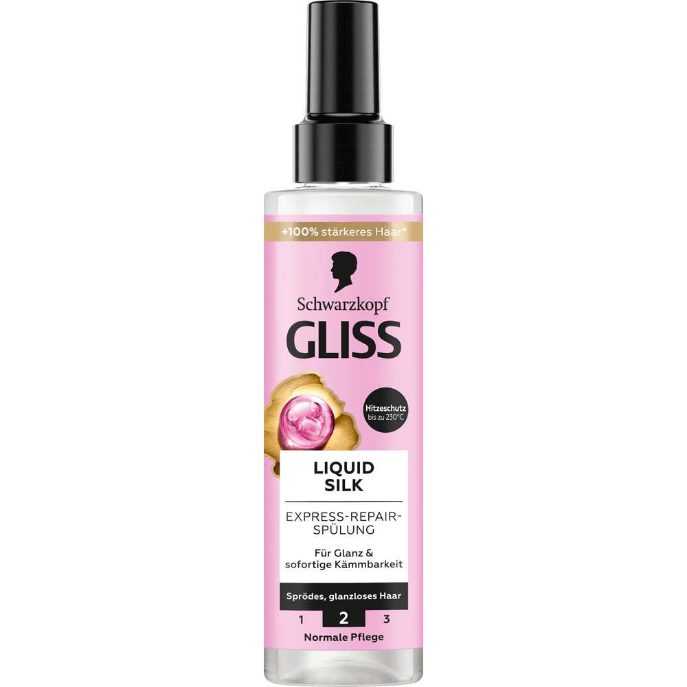 Bild: Schwarzkopf GLISS Liquid Silk Express-Repair-Spülung 