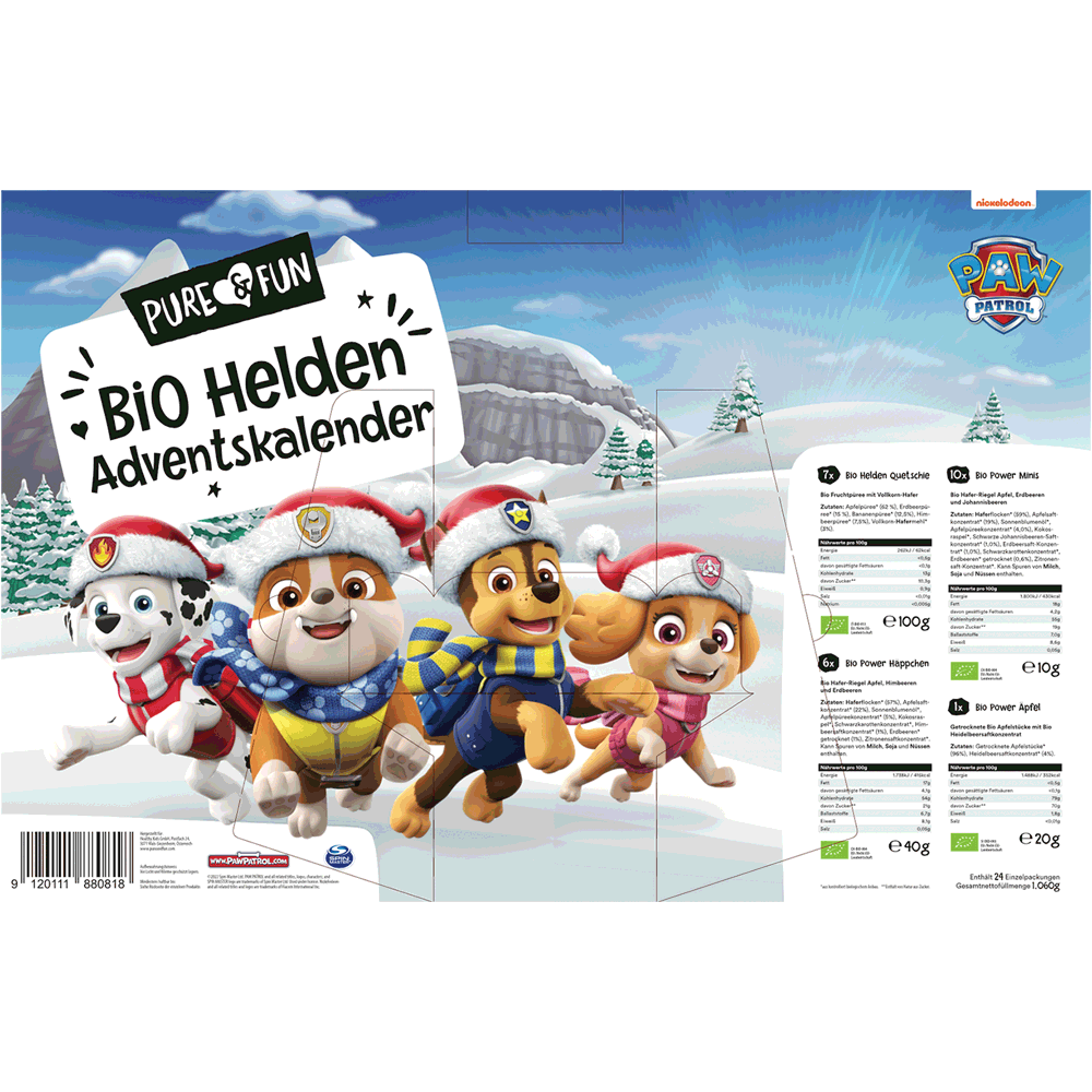 Bild: Pure & Fun Paw Patrol Bio Helden Adventskalender 