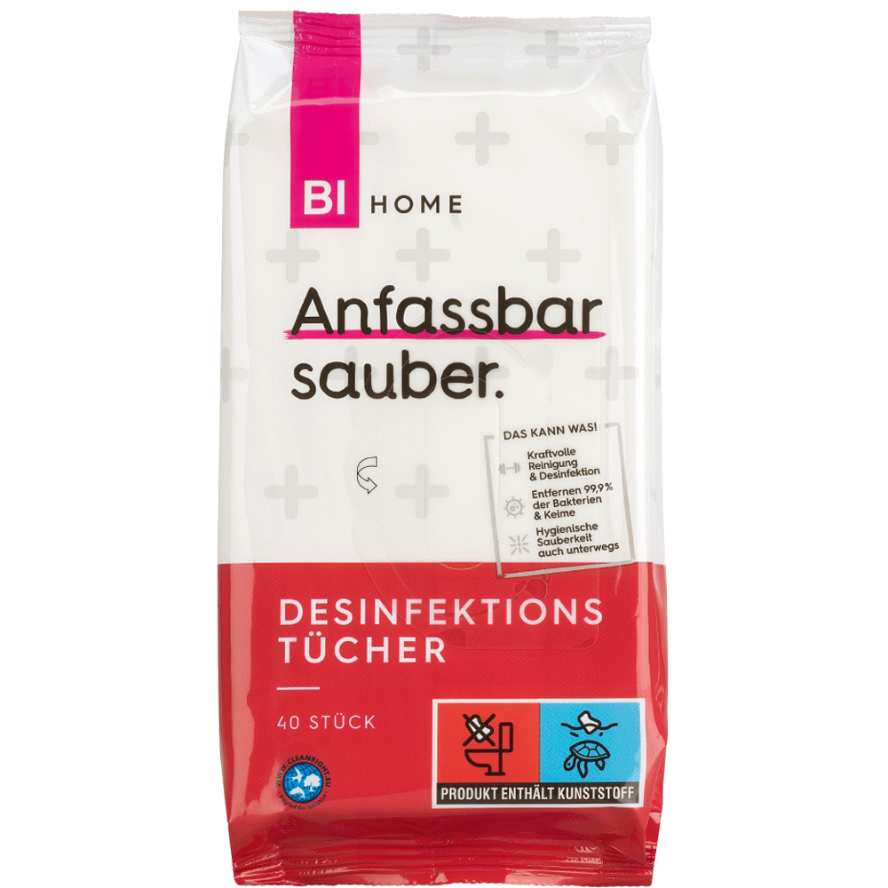 Bild: BI HOME Desinfektionstücher 