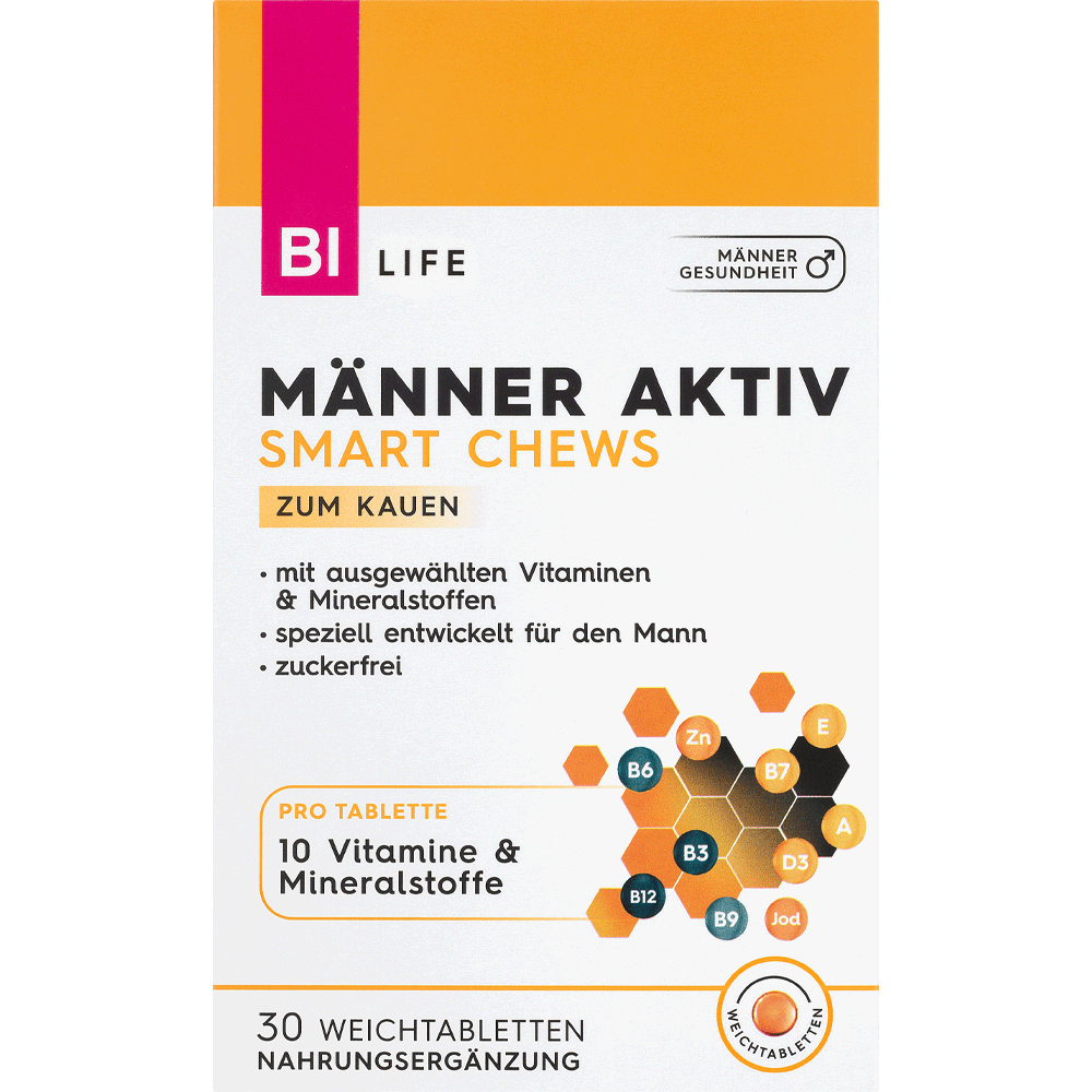 Bild: BI LIFE Männer Aktiv Smart Chews 