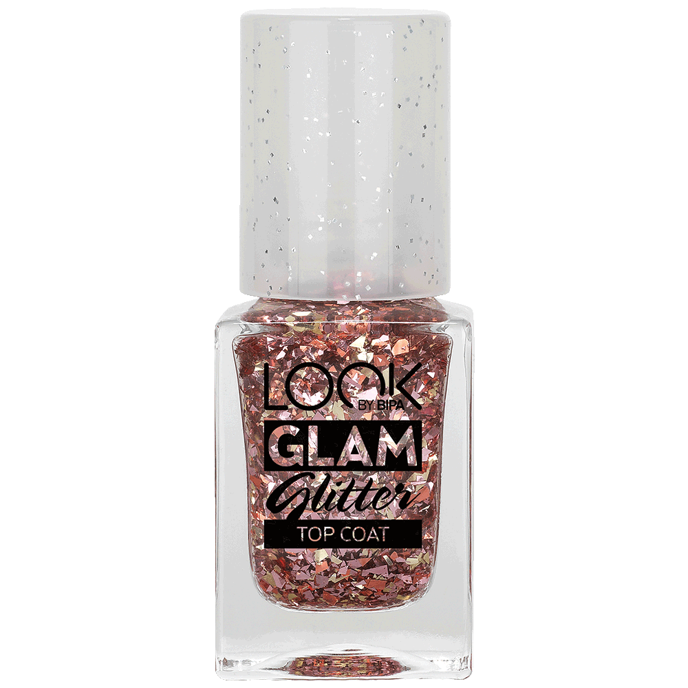 Bild: LOOK BY BIPA Glam Glitter Top Coat rosé