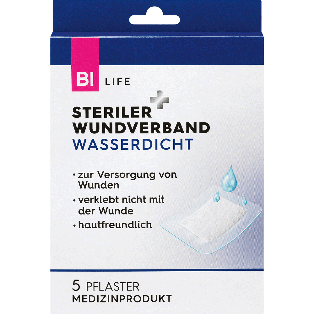 Bild: BI LIFE Steriler Wundverband Wasserdicht 