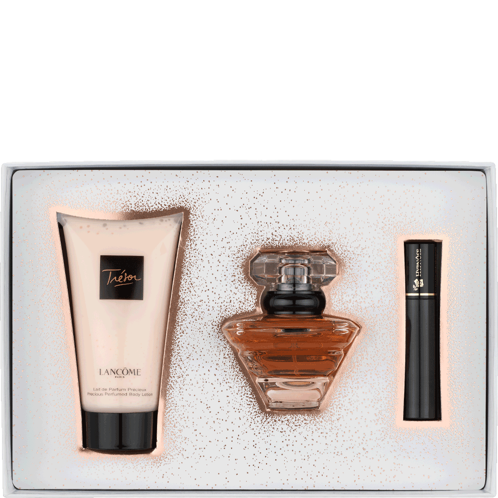 Bild: Lancôme Paris Trésor Geschenkset Eau de Parfum 30 ml + Bodylotion 50 ml + Mascara 