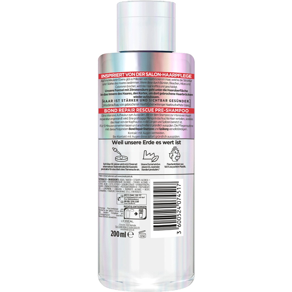 Bild: L'ORÉAL PARIS ELVITAL Bond Repair Pre Shampoo 