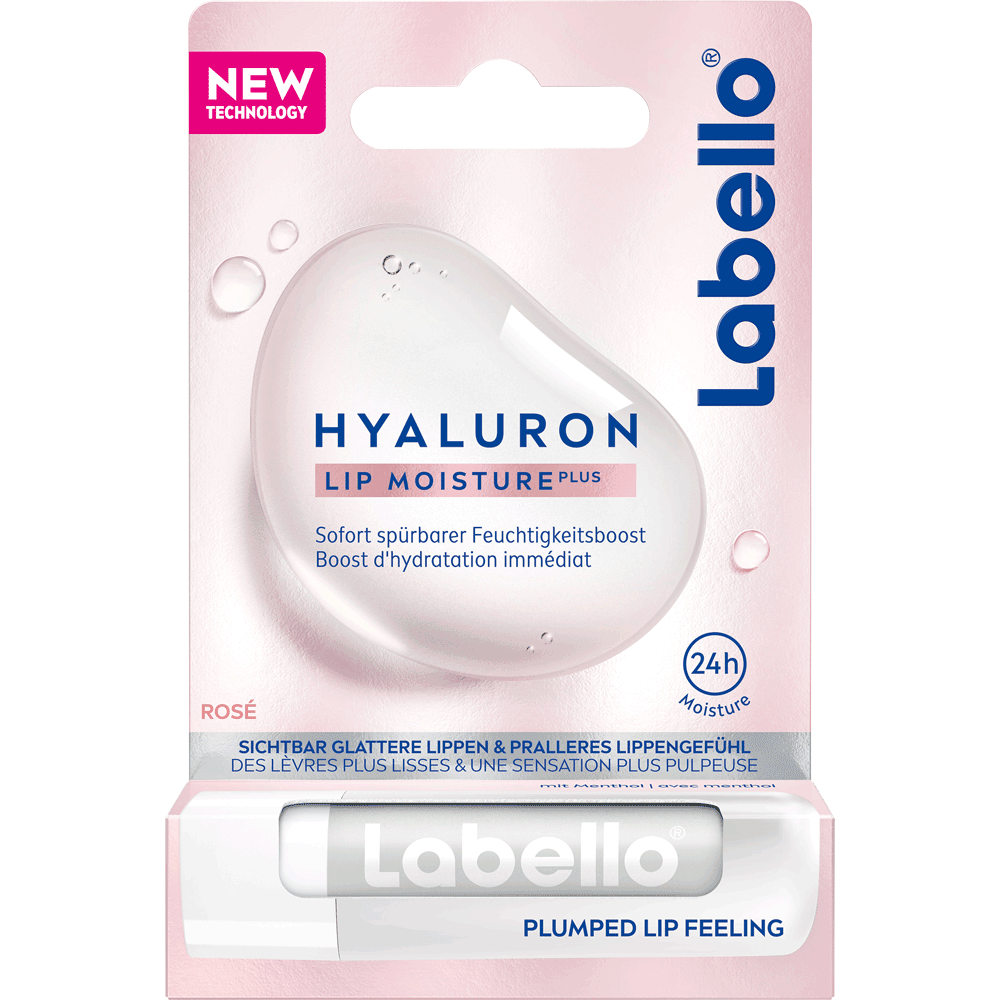 Bild: NIVEA Lippenpflegestift Hyaluron Lip Moisture Plus Rosé 