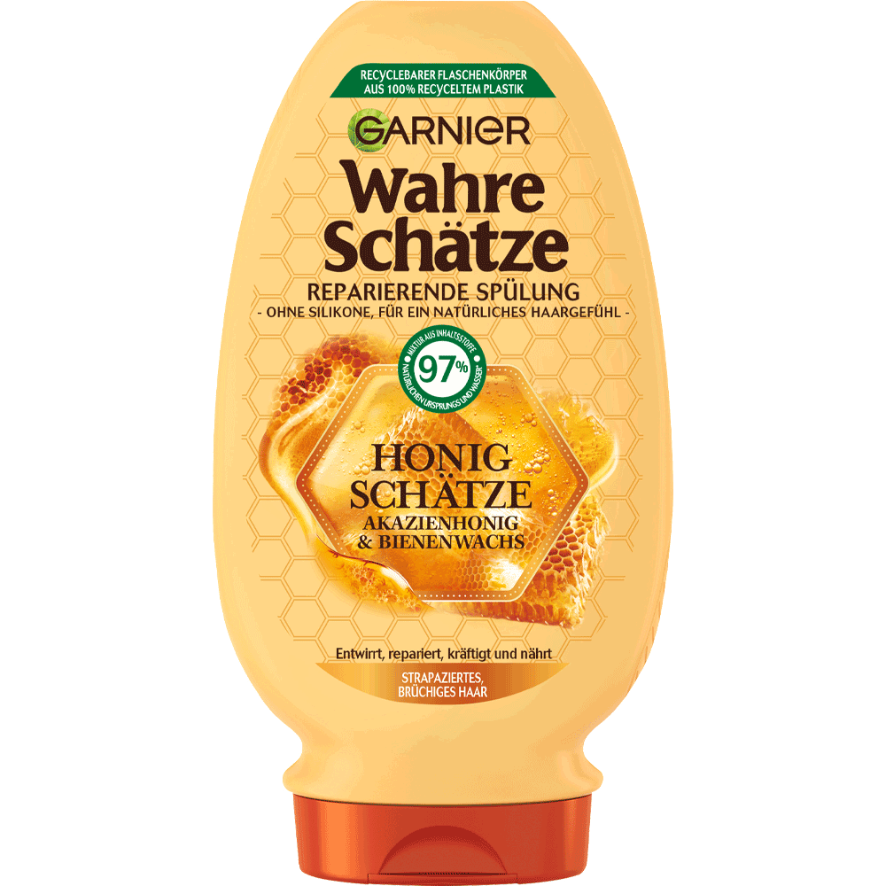 Bild: GARNIER Wahre Schätze Spülung -  Der stärkende Reparierer 