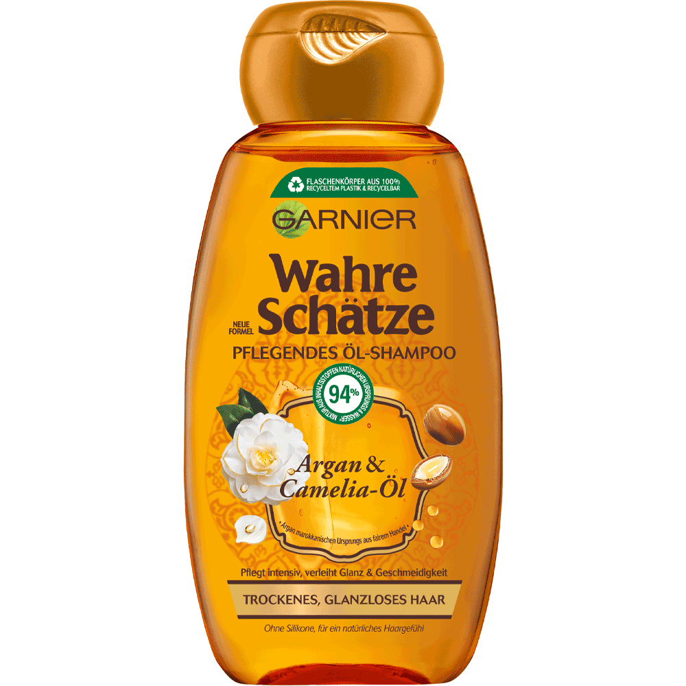 Bild: GARNIER Wahre Schätze Shampoo - Der wunderbare Nährer 