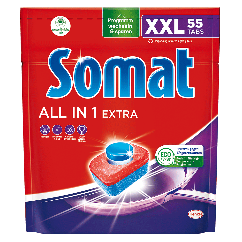 Bild: Somat All in 1 Extra Geschirrspültabs 