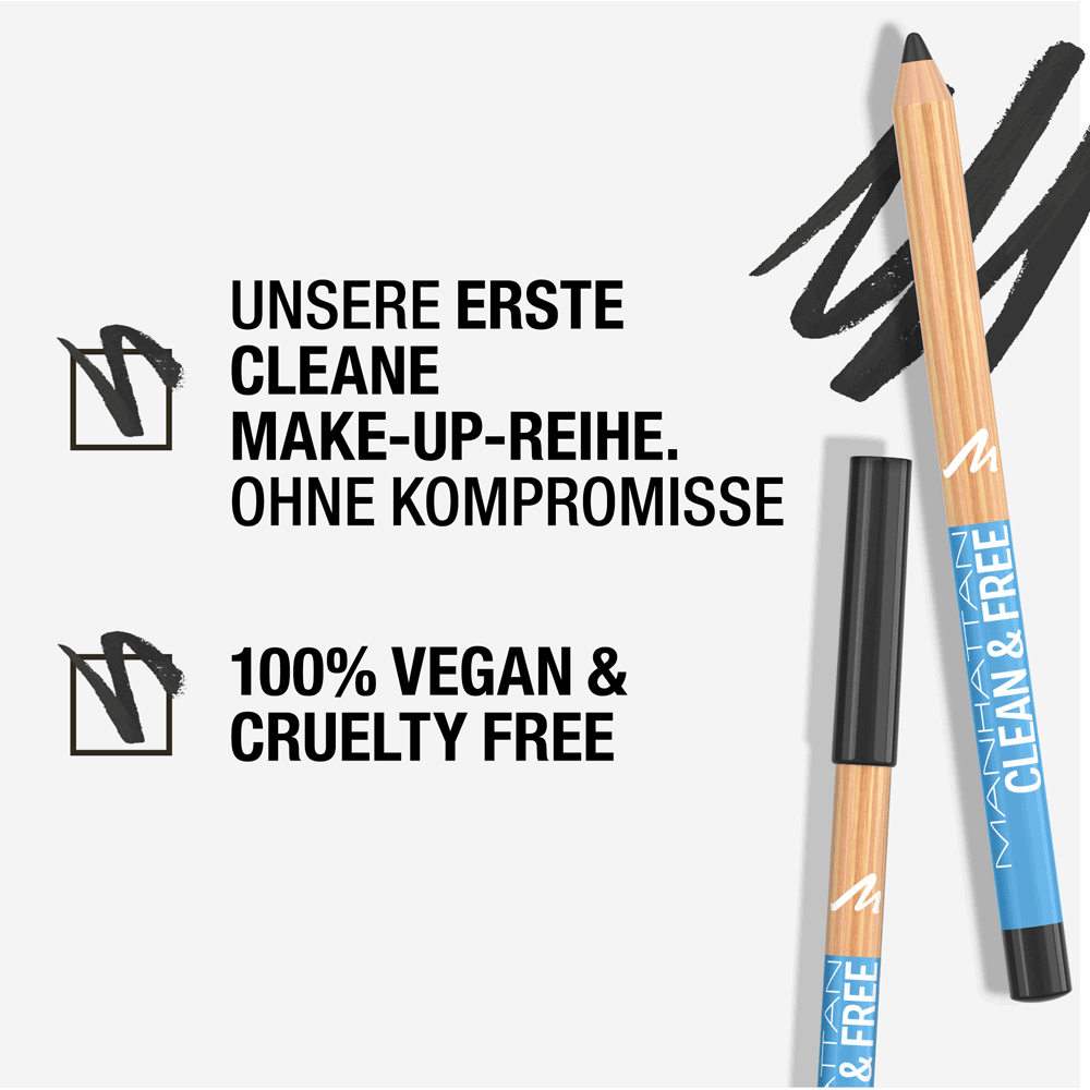 Bild: MANHATTAN Clean & Free Eyeliner white