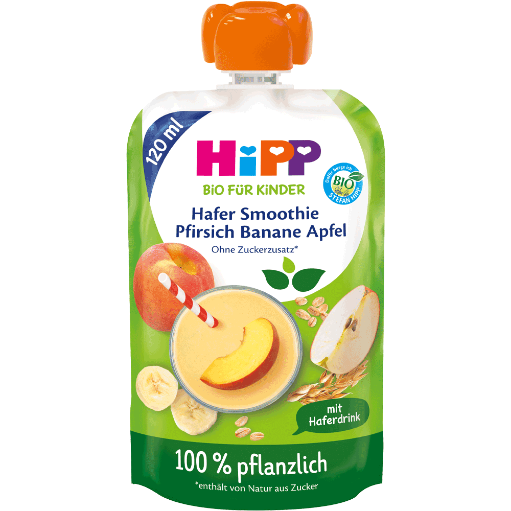 Bild: HiPP Hafer Smoothie Pfirsich Banane Apfel 