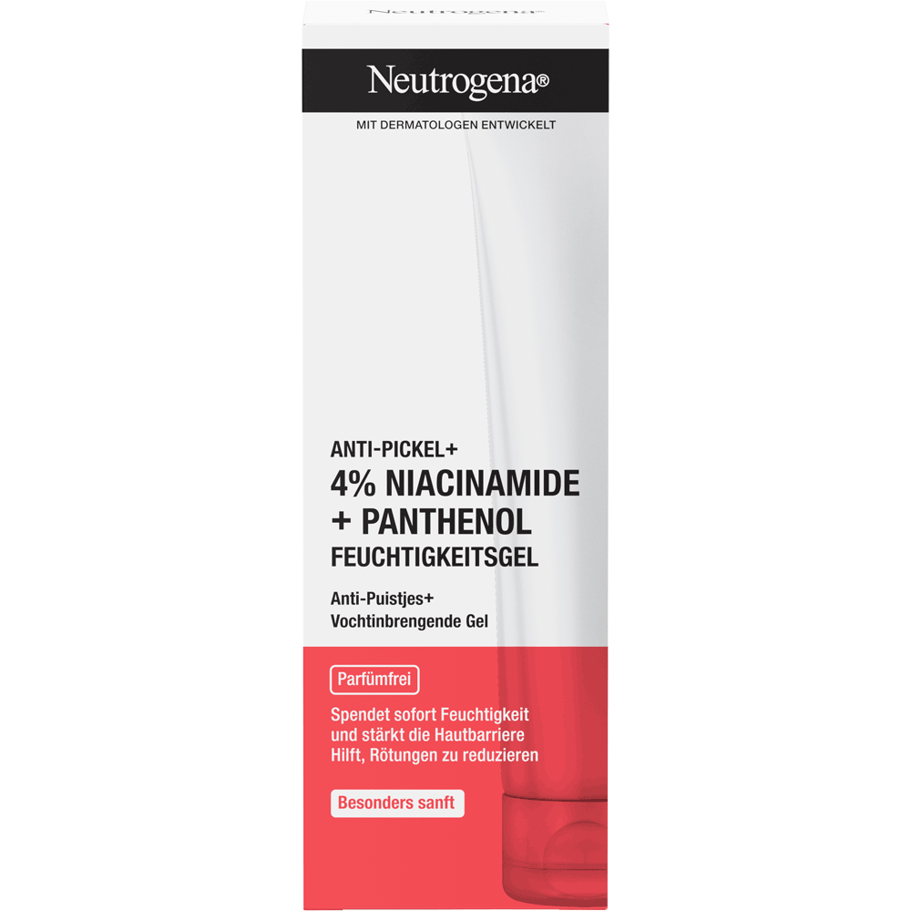 Bild: Neutrogena Feuchtigkeitsgel Anti-Pickel + 4% Niacinamide + Panthenol 