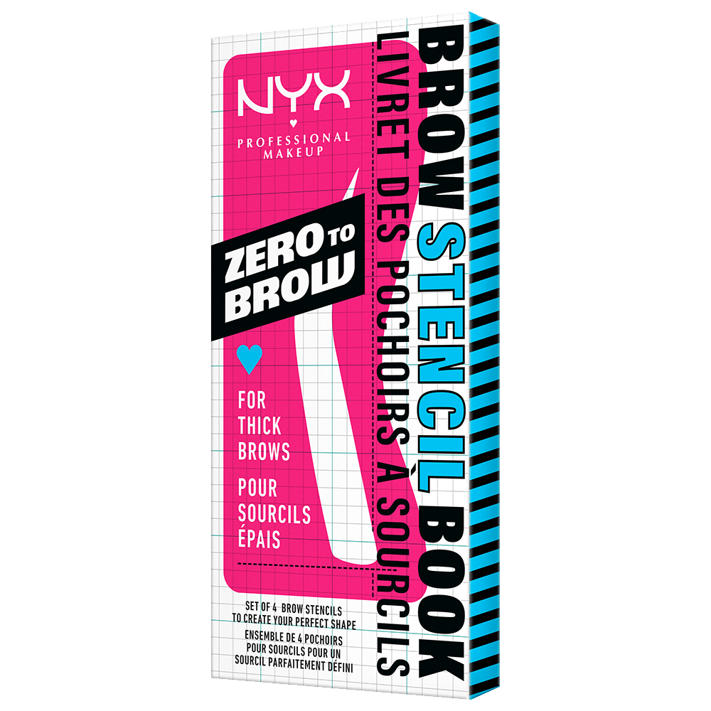 Bild: NYX Professional Make-up Zero To Brow Stencil Thick Brow 