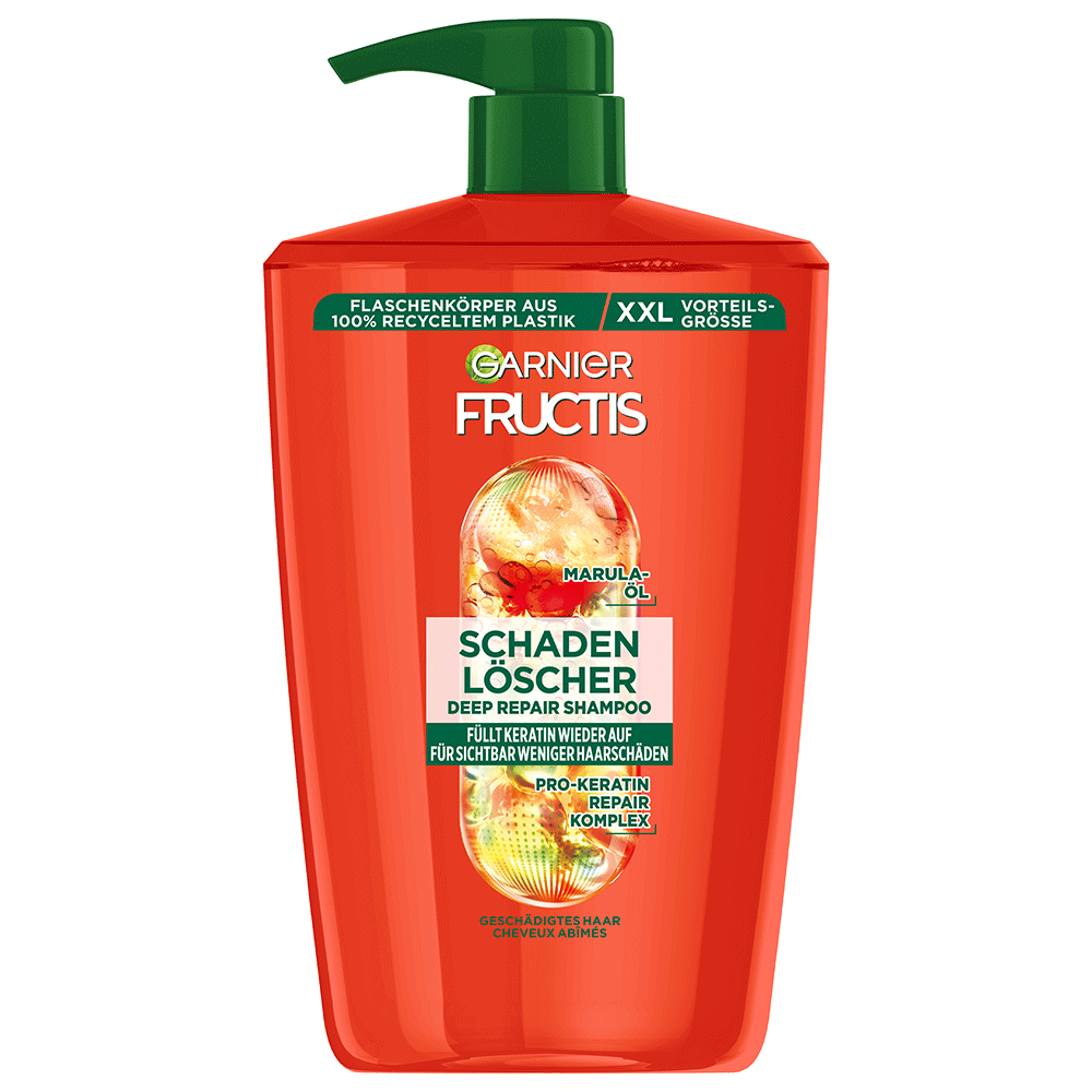 Bild: GARNIER FRUCTIS Schadenlöscher reparierendes Shampoo Amla-Öl 