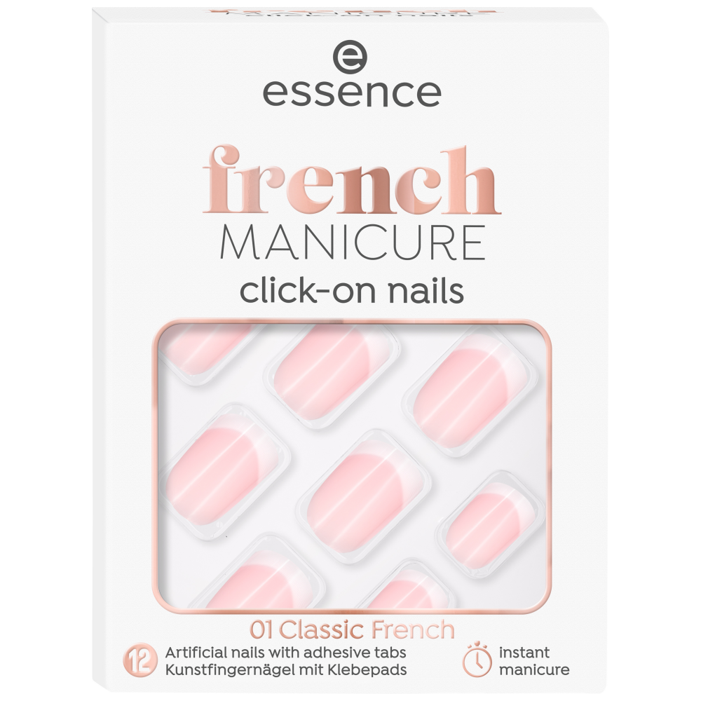 Bild: essence Künstliche Nägel French Manicure Click-On 