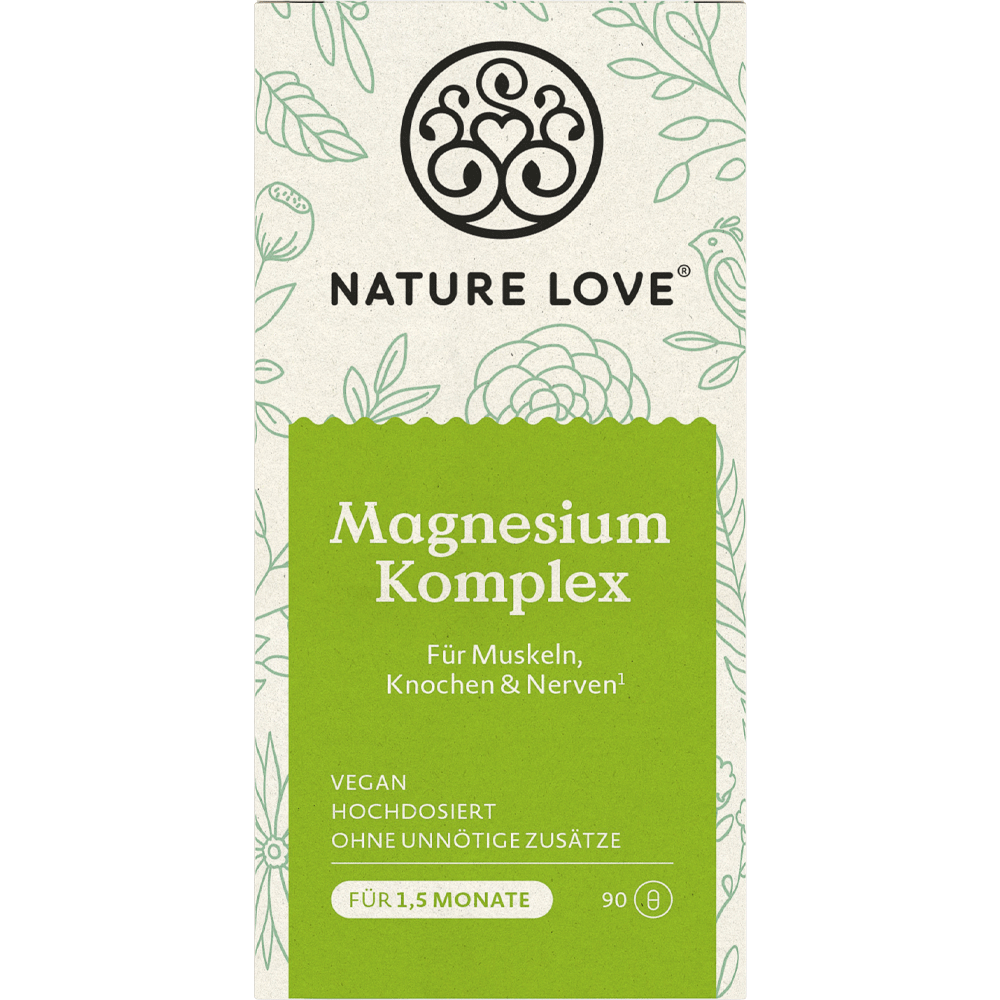 Bild: NATURE LOVE Magnesium Komplex 