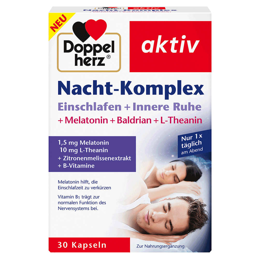 Bild: DOPPELHERZ Nacht-Komplex Einschlafen + Innere Ruhe 