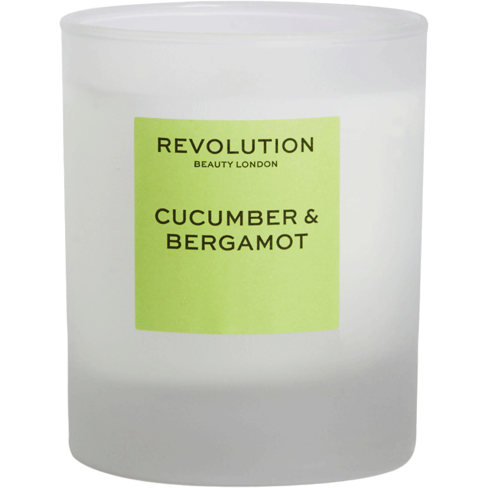 Bild: Revolution Duftkerze Cucumber & Bergamot 