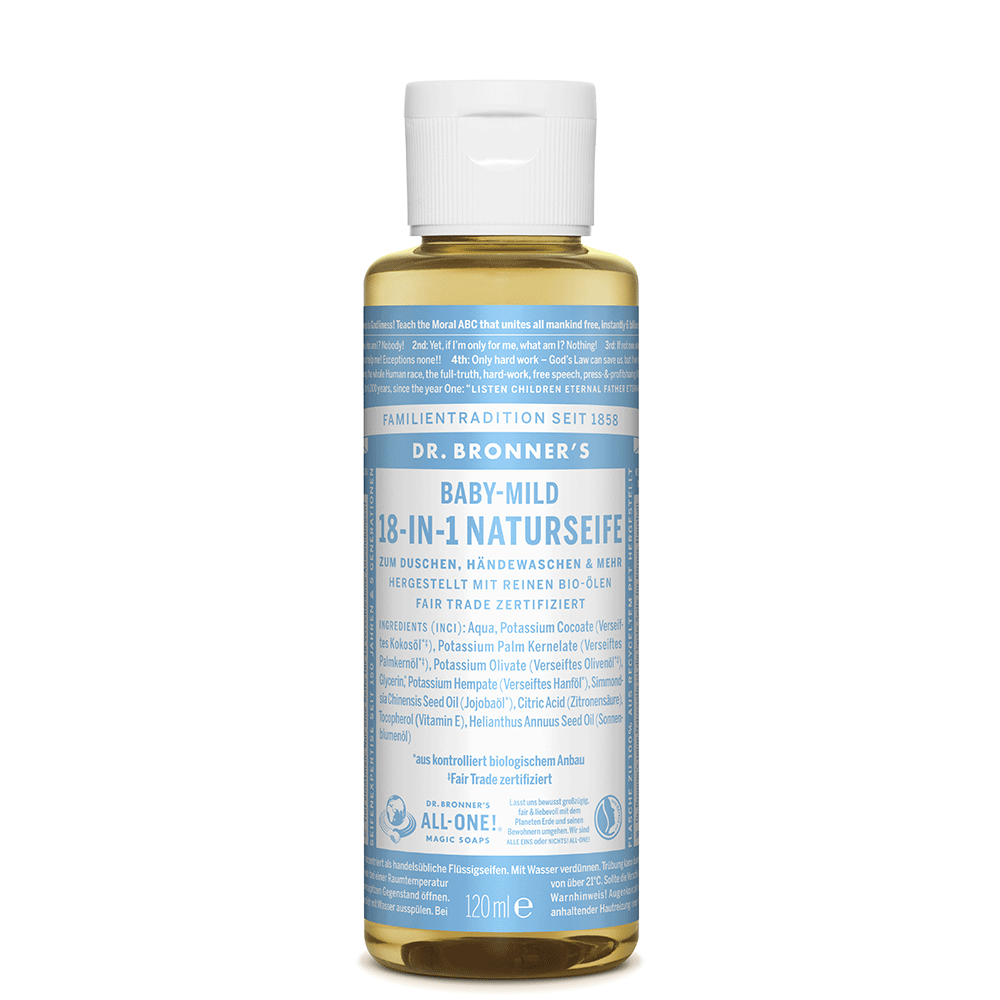 Bild: Dr. Bronner's 18-in-1 Naturseife Babymild 120ml