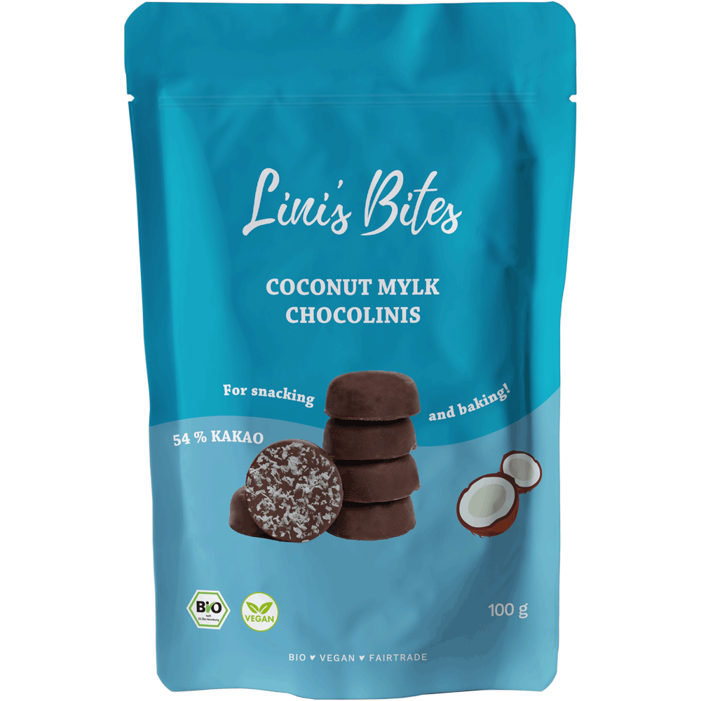 Bild: Linis Bites Coconut Mylk Chocolinis 