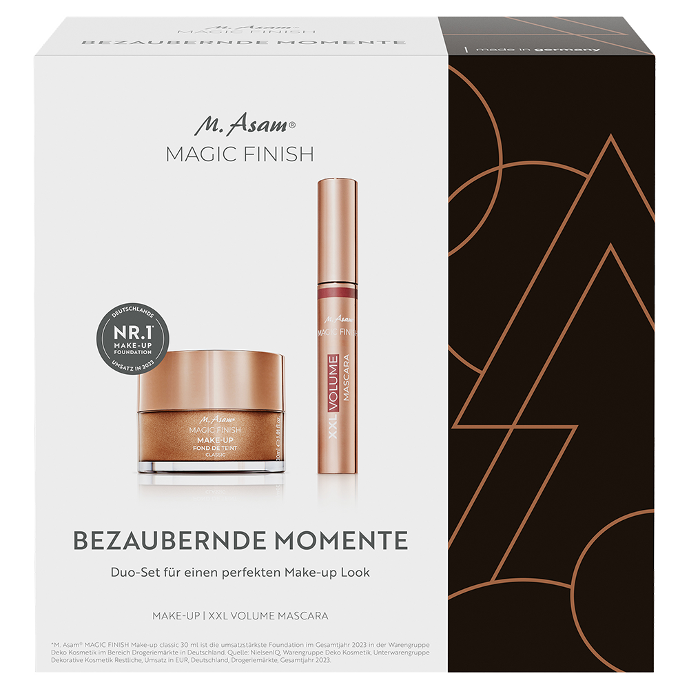 Bild: M. Asam Geschenkset Magic Finish Make-up + Mascara Volume XXL 