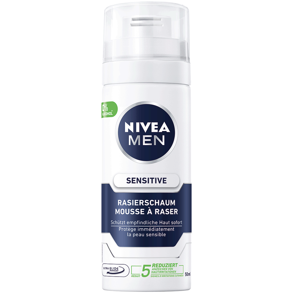 Bild: NIVEA MEN Rasierschaum Sensitive Mini 