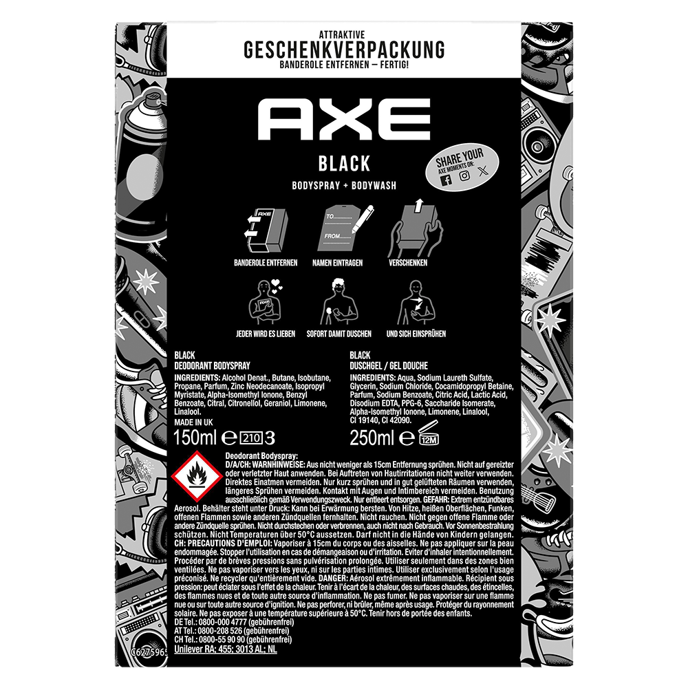 Bild: AXE Geschenkset Black 