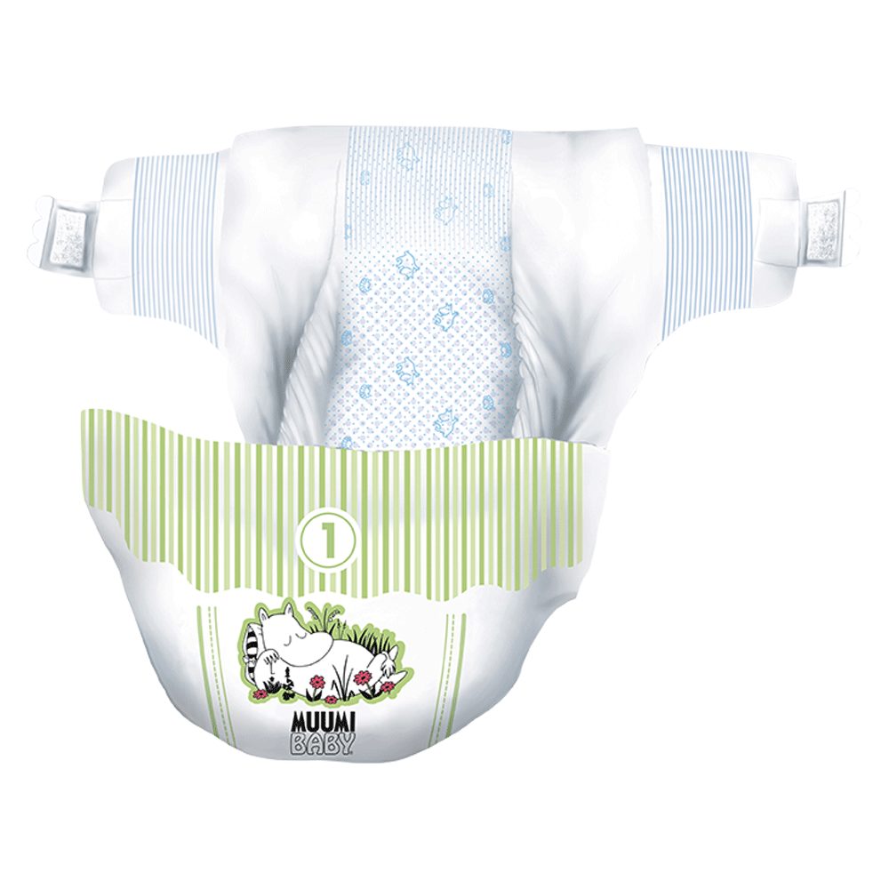 Bild: Moomin Baby Windeln Größe 1, 2kg - 5kg 