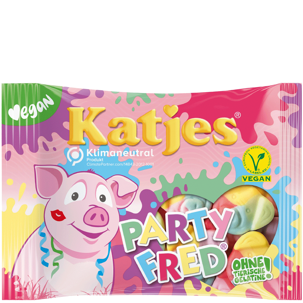 Bild: Katjes Party Fred Vegane Fruchtgummi 