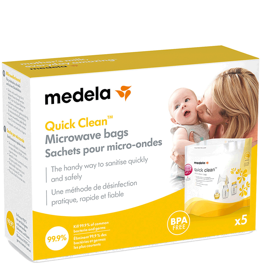 Bild: Medela Quick Clean Mikrowellenbeutel 