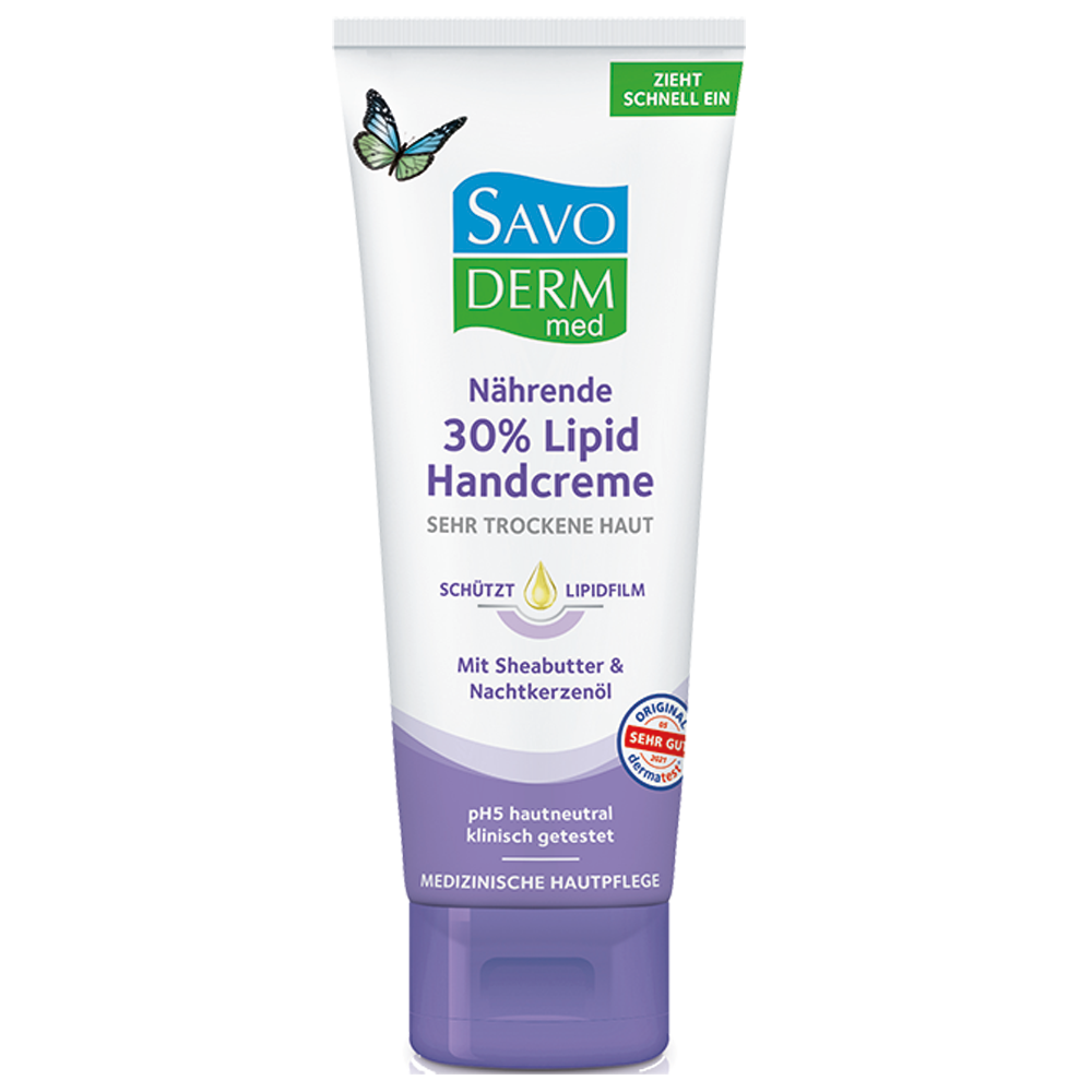 Bild: SAVODERM med SAVODERM NÄHRENDE 30% LIPID HANDCREME 