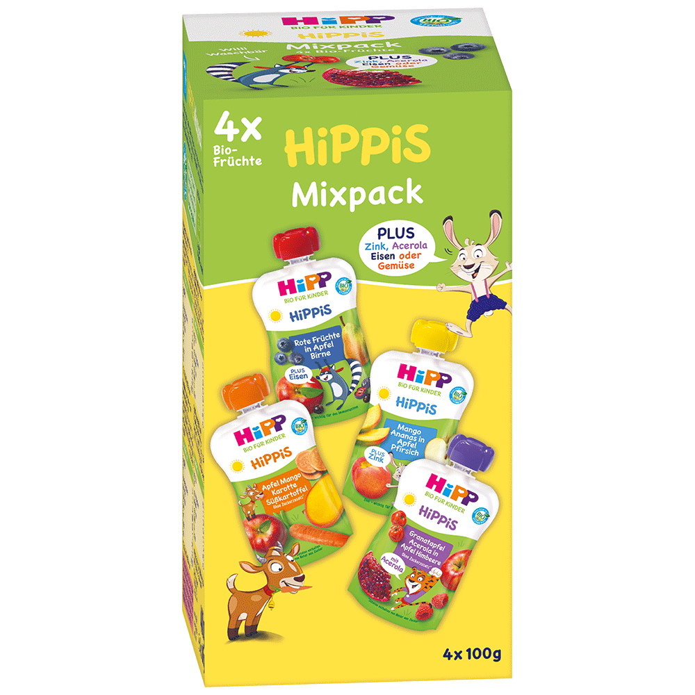 Bild: HiPP Hippis Quetschie Mixpack 