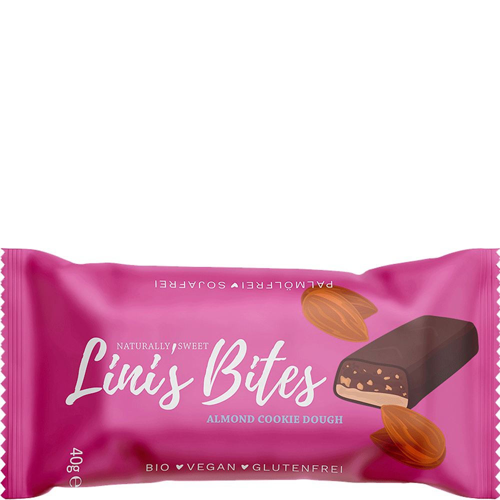 Bild: Linis Bites Riegel Almond Cookie Dough 