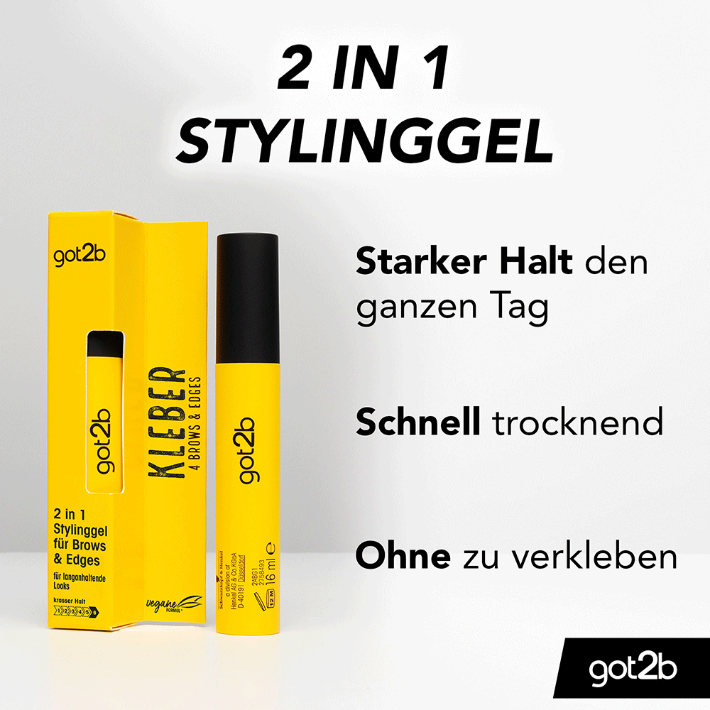 Bild: Got2b Got2B Kleber 2in1 Stylinggel für Augenbrauen & Edges 