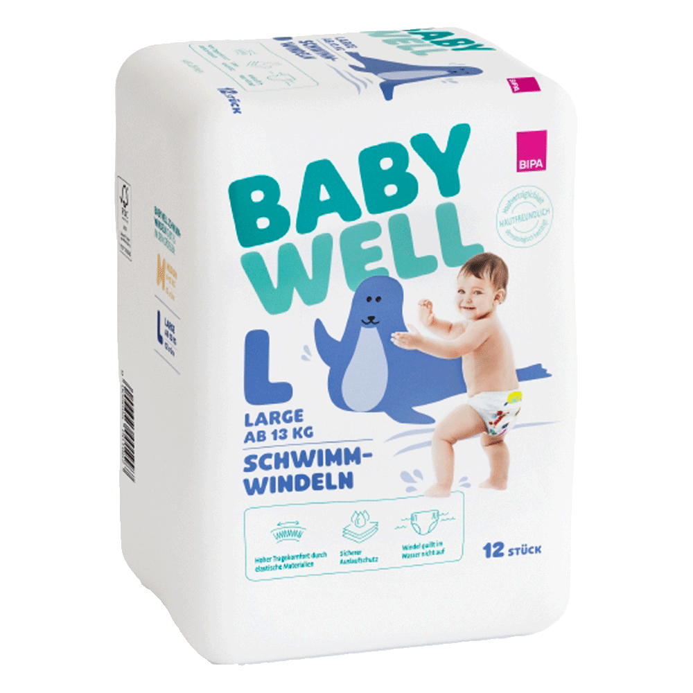 Bild: BABYWELL Schwimmwindeln Large ab 13kg 