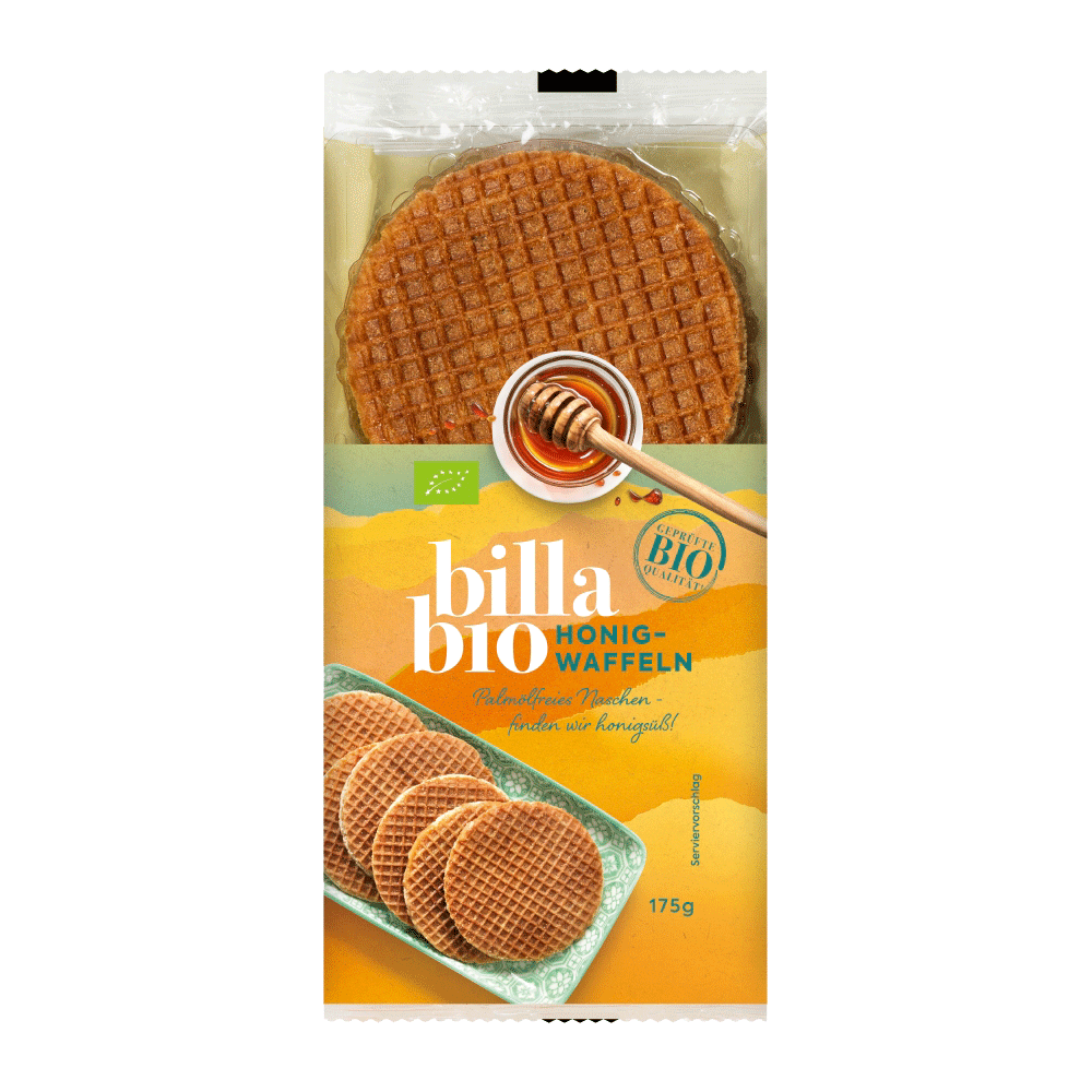 Bild: Billa Bio Honigwaffeln 