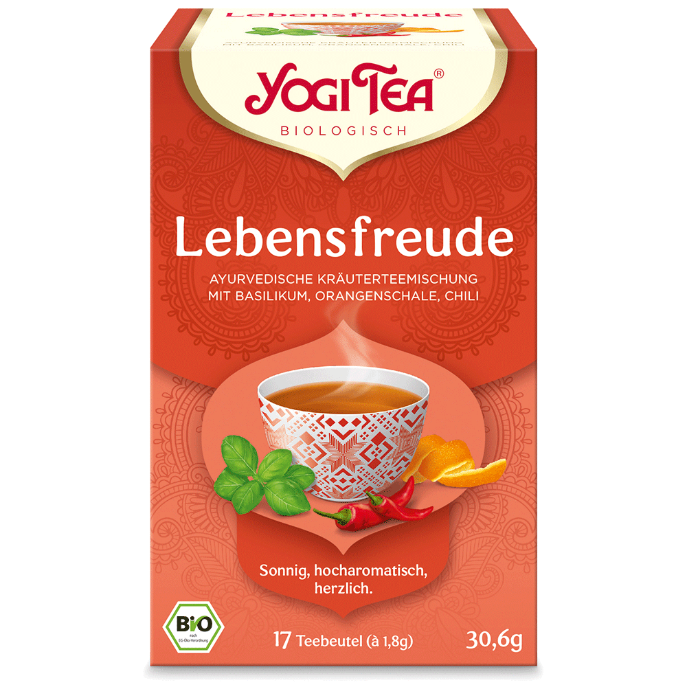 Bild: Yogi Tea Lebensfreude Tee 