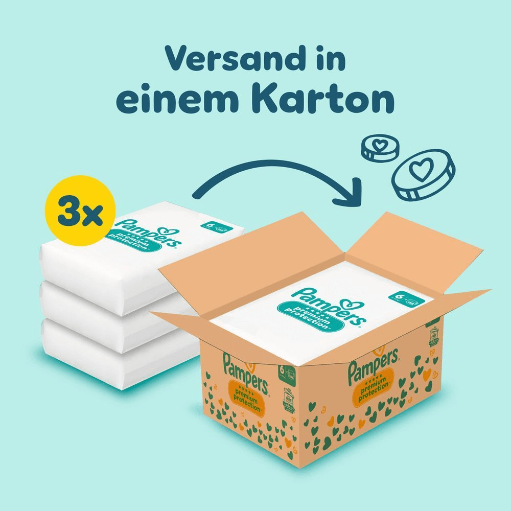 Bild: Pampers Premium Protection Größe 6, 13kg+ 