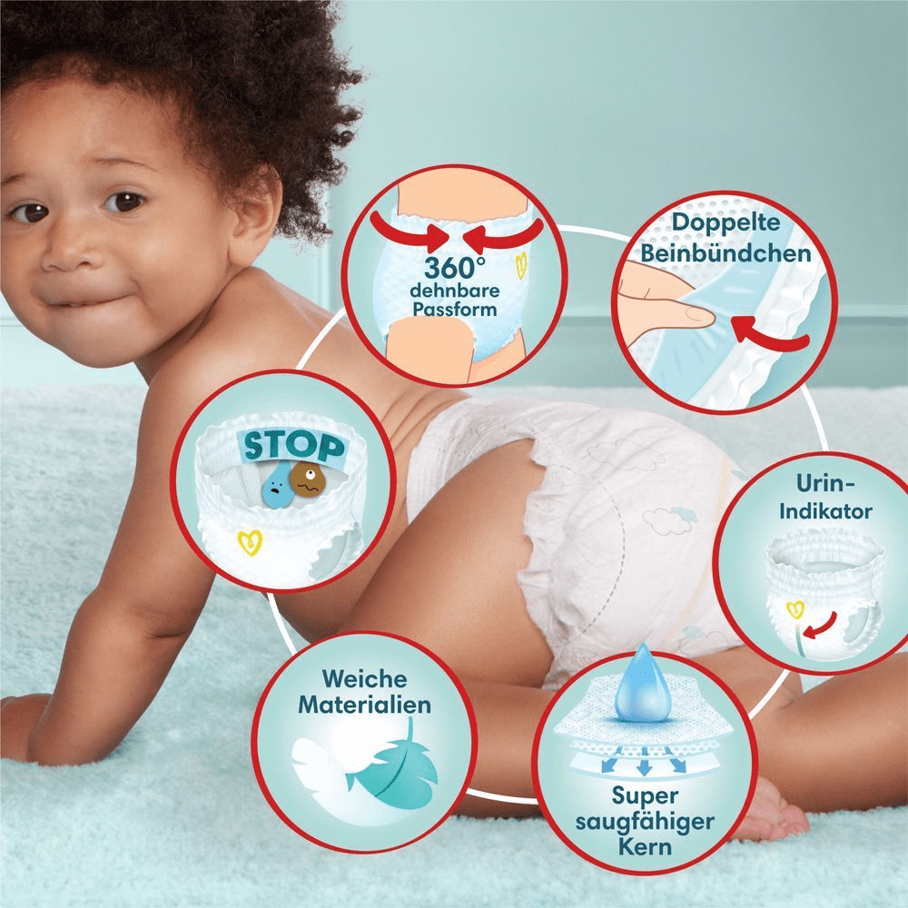 Bild: Pampers Premium Protection Pants Größe 4, 9kg - 15kg 