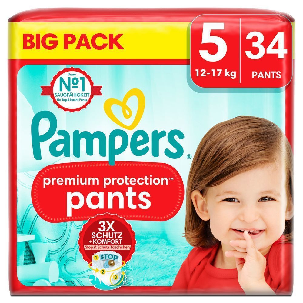 Bild: Pampers Premium Protection Pants Größe 5, BIG PACK 