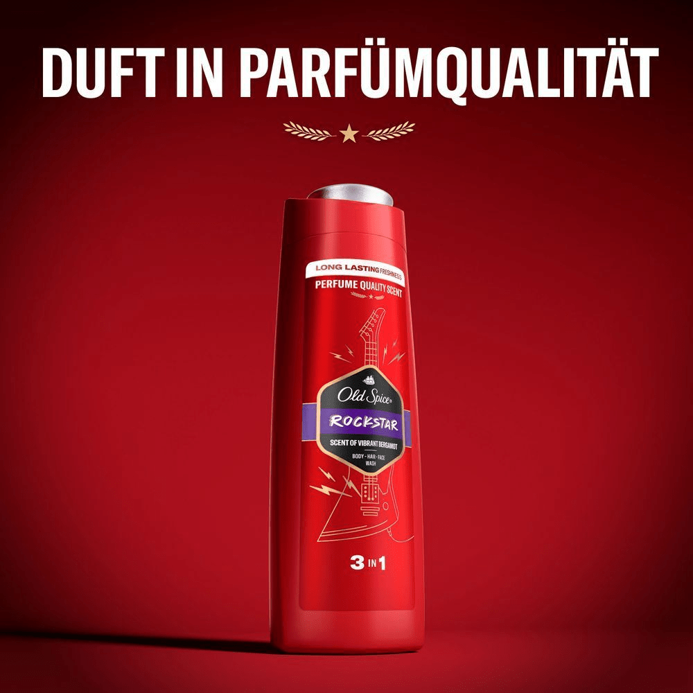 Bild: Old Spice Rockstar 3-in-1 Duschgel &amp; Shampoo für Männer 