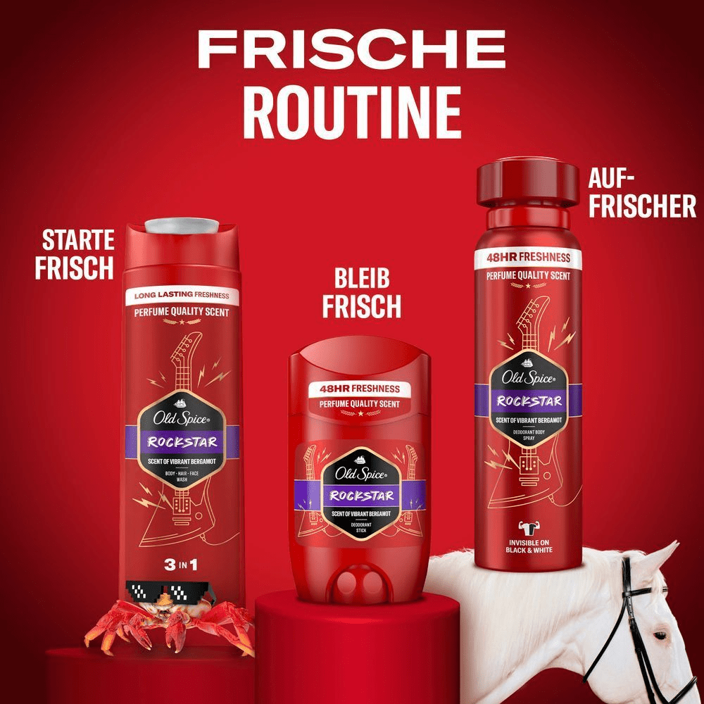 Bild: Old Spice Rockstar 3-in-1 Duschgel &amp; Shampoo für Männer 