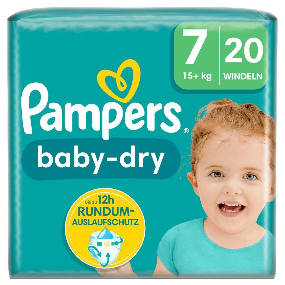 Bild: Pampers Baby-Dry Größe 7, 15kg+ 