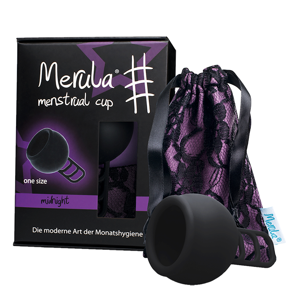 Bild: Merula Midnight Menstruationstasse 