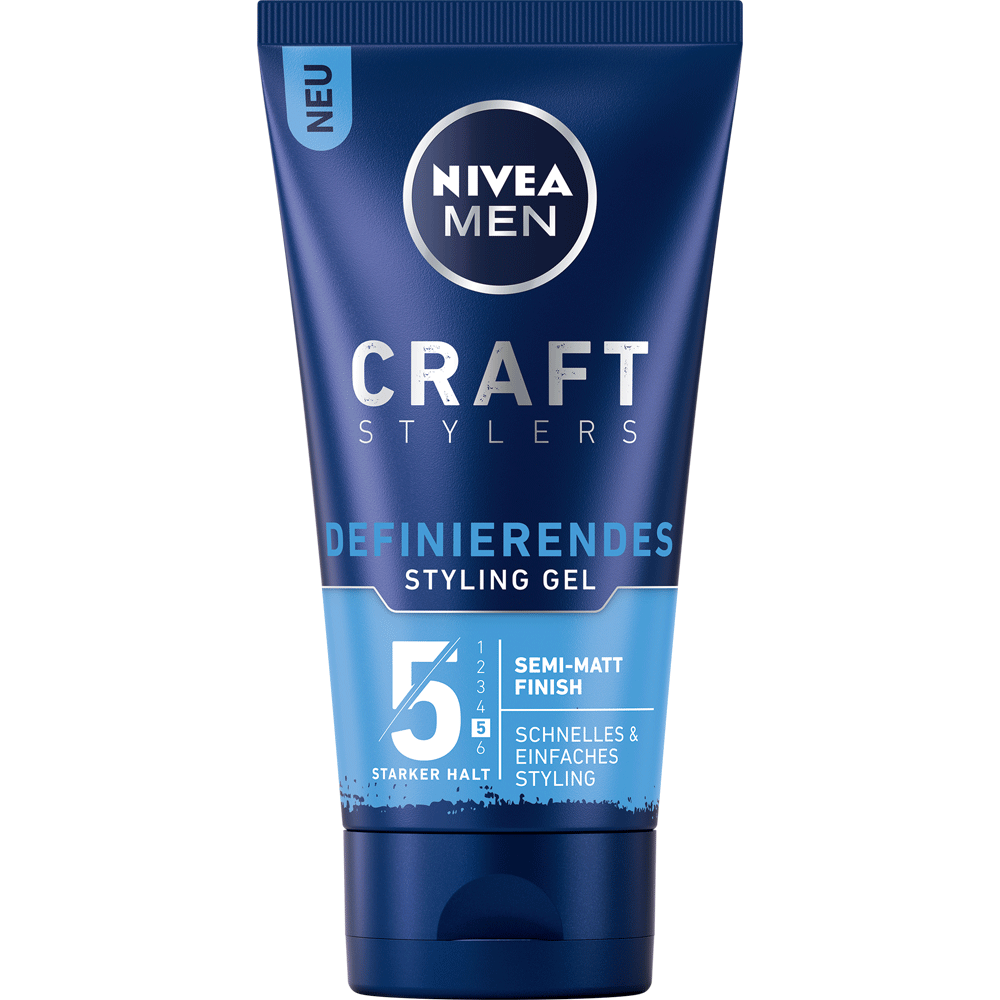 Bild: NIVEA MEN Craft Stylers Definierendes Styling Gel Semi-Matt Finish 