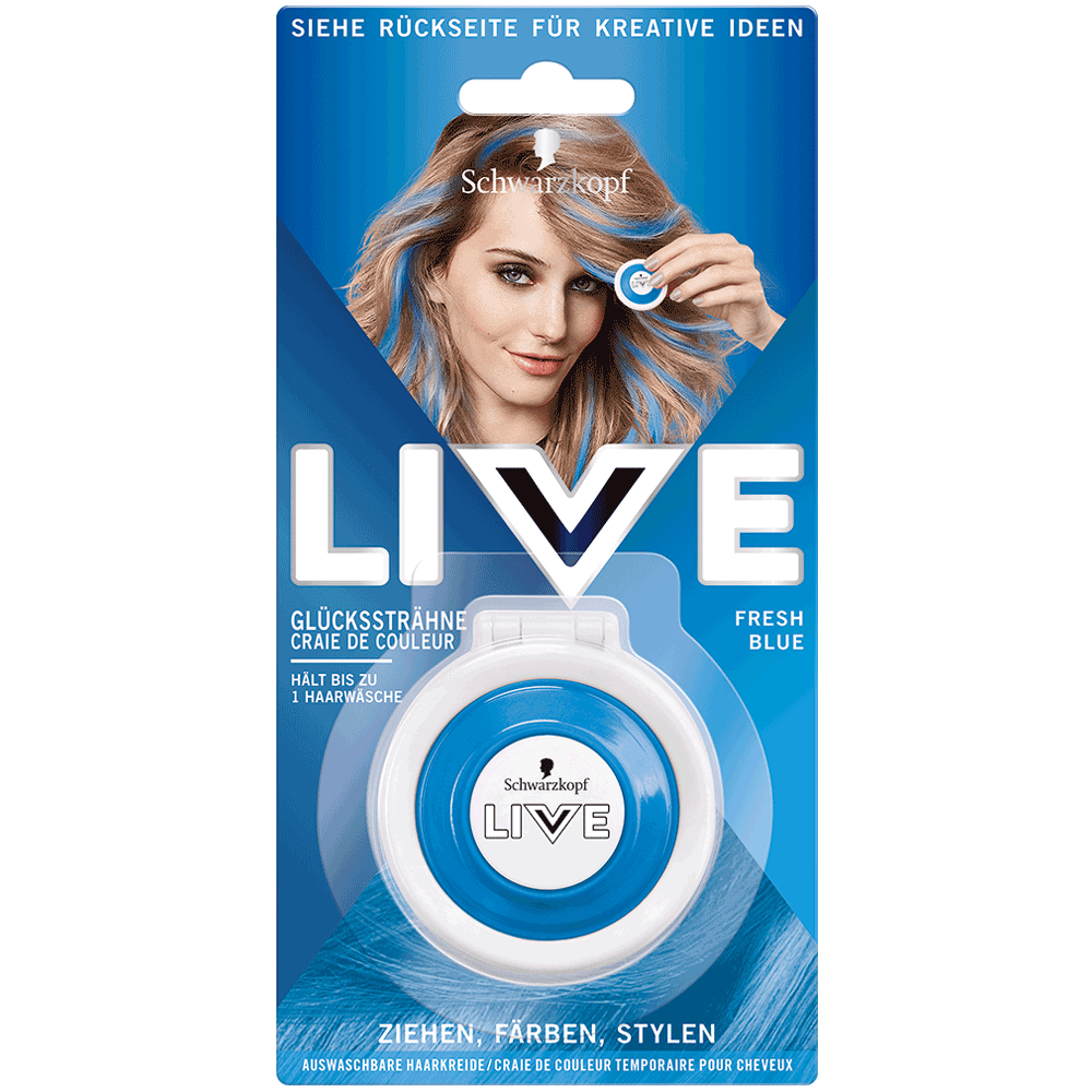 Bild: Schwarzkopf Live Color Haarkreide Fresh Blue 